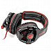 SADES SA-903 USB 2.0 Gaming Headphones w/ Microphone - Black + Red (300cm-Cable) SADES SA-903 USB 2.0 Gaming Headphones w/ Microphone - Black + Red (300cm-Cable)