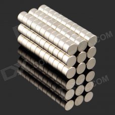 5 x 3mm NdFeB Neodymium Magnet Circular Cylinder DIY Puzzle Set - Silver (100 PCS) 5 x 3mm NdFeB Neodymium Magnet Circular Cylinder DIY Puzzle Set - Silver (100 PCS)