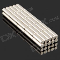 3 x 10mm NdFeB Neodymium Magnet Circular Cylinder DIY Puzzle Set - Silver (50 PCS) 3 x 10mm NdFeB Neodymium Magnet Circular Cylinder DIY Puzzle Set - Silver (50 PCS)