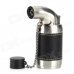 Honest 516 Windproof Butane Jet Lighter - Black + Silver Honest 516 Windproof Butane Jet Lighter - Black + Silver