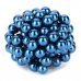 QST-125B N35 NdFeB Magnetic Magic Beads - Water Blue (125 PCS / 5mm)