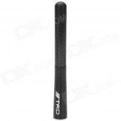 Mini Aluminum Alloy Car Anti-Static Decoration Antenna - Black + White