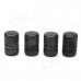 MZ Universal Cylinder Aluminium Alloy Car Tire Valve Caps - Black (4 PCS) MZ Universal Cylinder Aluminium Alloy Car Tire Valve Caps - Black (4 PCS)