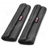 Car Seat Belt Cover - Black + Red (2 PCS)