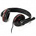 OVLENG X5 Headphones Headset w/ Microphone for Computer - Black + Red (3.5mm Plug / 1.85m) OVLENG X5 Headphones Headset w/ Microphone for Computer - Black + Red (3.5mm Plug / 1.85m)