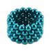CHEERLINK ZZ-64 5mm Neodymium Iron DIY Educational Toys Set - Aqua Blue (64 PCS)