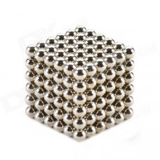 CHEERLINK ZG-216 4.5mm Neodymium Iron DIY Educational Toys Set - Silver (216 PCS)