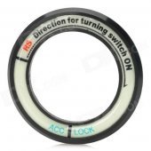 JHD001 Glow-in-the-Dark Ring for Car Ignition - Black + White