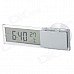 Mini Portable Suction Cup LCD Thermometer + Clock - Transparent + Black (1 x L1131) Mini Portable Suction Cup LCD Thermometer + Clock - Transparent + Black (1 x L1131)