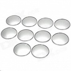Auxiliary Round Mirror for Car Rearview Mirror - Silver (10 PCS) Auxiliary Round Mirror for Car Rearview Mirror - Silver (10 PCS)