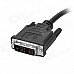DVI (18+1) Male to VGA Female Adapter Cable - Black (30cm) DVI (18+1) Male to VGA Female Adapter Cable - Black (30cm)