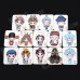 10050054M Cartoon Peking Opera Style Refrigerator Magnet Sticker Set - Multicolored (14 PCS)