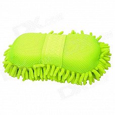 Chenille Fiber Car Washer / Cleaner - Yellow Green Chenille Fiber Car Washer / Cleaner - Yellow Green