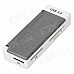 High Speed USB 3.0 MS / SD / M2 / Micro SD Card Reader - White + Translucent Grey High Speed USB 3.0 MS / SD / M2 / Micro SD Card Reader - White + Translucent Grey