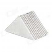 Triangle NdFeB Magnet Set - Silver (10 PCS)