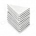 Triangle NdFeB Magnet Set - Silver (10 PCS)