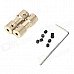 DIY Coupler Shaft for R/C Car Boat Motor - Bronze (2 PCS) DIY Coupler Shaft for R/C Car Boat Motor - Bronze (2 PCS)