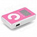 KD-MP3-11-DAIPING-HONGSE 0.9" LCD MP3 Player w/ TF / Mini USB - White + Silver + Deep Pink KD-MP3-11-DAIPING-HONGSE 0.9" LCD MP3 Player w/ TF / Mini USB - White + Silver + Deep Pink