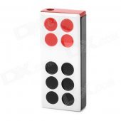 Pai Gow Tile Style Creative Gas Lighter - Black + Beige + Red