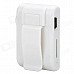 Portable Clip-On MP3 Media Player w/ TF / Earphones - White + Blue Portable Clip-On MP3 Media Player w/ TF / Earphones - White + Blue