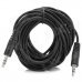3.5mm Male to Male Extension Audio Cable - Black (500cm) 3.5mm Male to Male Extension Audio Cable - Black (500cm)