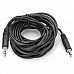 3.5mm Male to Male Extension Audio Cable - Black (500cm) 3.5mm Male to Male Extension Audio Cable - Black (500cm)