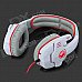 SADES SA708 Gaming Headphones w/ Microphone - White + Grey + Red (3.5mm Plug / 220cm-Cable) SADES SA708 Gaming Headphones w/ Microphone - White + Grey + Red (3.5mm Plug / 220cm-Cable)
