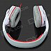 SADES SA708 Gaming Headphones w/ Microphone - White + Grey + Red (3.5mm Plug / 220cm-Cable) SADES SA708 Gaming Headphones w/ Microphone - White + Grey + Red (3.5mm Plug / 220cm-Cable)