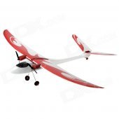 2-CH Fixed Wing Electric Radio Control Assembly R/C Airplane Model - Red + White
