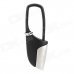 Creative Knife Blade Style Soft Plastic + Zinc Alloy Keychain - Black + Silver
