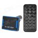 CQ-004 1.5" LED Car FM Transmitter / MP3 Player w/ TF / SD / USB + Remote Controller - Black + Blue CQ-004 1.5" LED Car FM Transmitter / MP3 Player w/ TF / SD / USB + Remote Controller - Black + Blue