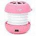 TUNEWEAR X9 Hamburg Style Portable Mini Rechargeable Speaker - Pink + White TUNEWEAR X9 Hamburg Style Portable Mini Rechargeable Speaker - Pink + White