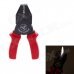 Creative Pliers Style Orange Flame Oil Lighter - Black + Red