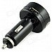 2-in-1 Car USB Charger / Car Battery Voltage Meter - Black (12~24V) 2-in-1 Car USB Charger / Car Battery Voltage Meter - Black (12~24V)