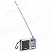 Kaide KK-222 Portable FM / AM Radio - Silver + Grey (2 x AAA)