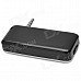 Rechargeable 0.7'' LCD Display FM Transmitter w/ 3.5mm Plug - Black + Silver Rechargeable 0.7'' LCD Display FM Transmitter w/ 3.5mm Plug - Black + Silver
