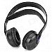 8-in-1 SF-880 Wireless Headphone w/ Receiver - Black + Purple 8-in-1 SF-880 Wireless Headphone w/ Receiver - Black + Purple