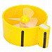C1GL 3-Blade USB 2.0 Fan - Yellow + White (3 x AAA) C1GL 3-Blade USB 2.0 Fan - Yellow + White (3 x AAA)
