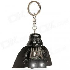 Genuine LEGO® Darth Vader Minifigure LED keychain light (825068)