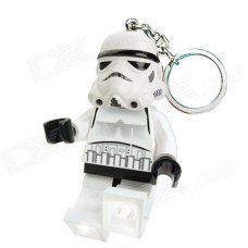 Genuine LEGO® Stormtrooper Minifigure LED Keychain Light (834771) Genuine LEGO® Stormtrooper Minifigure LED Keychain Light (834771)