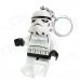 Genuine LEGO® Stormtrooper Minifigure LED Keychain Light (834771) Genuine LEGO® Stormtrooper Minifigure LED Keychain Light (834771)