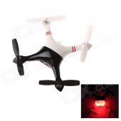 2.4GHz 4-CH Quad-Rotor UFO Design R/C Helicopter - Black + White