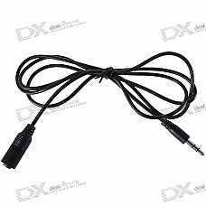 3.5mm Stereo Audio Cable Male-Female (1-Meter) 3.5mm Stereo Audio Cable Male-Female (1-Meter)