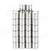 DIY 3x3mm NdFeB Magnet Cylinder - Silver (50 PCS)