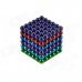 CHEERLINK CN-216 5mm Neodymium Iron Balls DIY Puzzle Set - Multicolored (216 PCS)