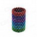 CHEERLINK CN-216 5mm Neodymium Iron Balls DIY Puzzle Set - Multicolored (216 PCS)