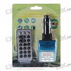 1.0" LCD A2DP Bluetooth MP3 Player FM Transmitter with Caller ID Handsfree (SD/MMC/USB/2.5mm)