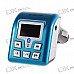 1.0" LCD A2DP Bluetooth MP3 Player FM Transmitter with Caller ID Handsfree (SD/MMC/USB/2.5mm)