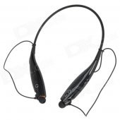 TF-700+ Neck-Strap Stereo Bluetooth V2.1 + EDR Headset w/ Vibrating Call Alert + TF Slot - Black