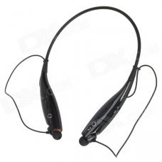 TF-700+ Neck-Strap Stereo Bluetooth V2.1 + EDR Headset w/ Vibrating Call Alert + TF Slot - Black